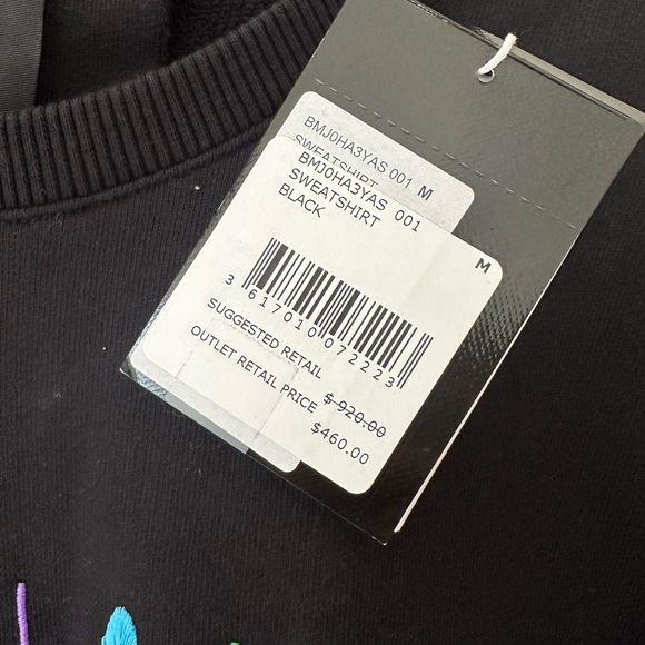 Authentic Givency Black Sweater NWT Oversized Medium but would fit large unisex - Picture 2 of 4